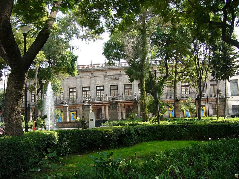 Exterior of the neoclassical Museo San Carlos building in Mexico City