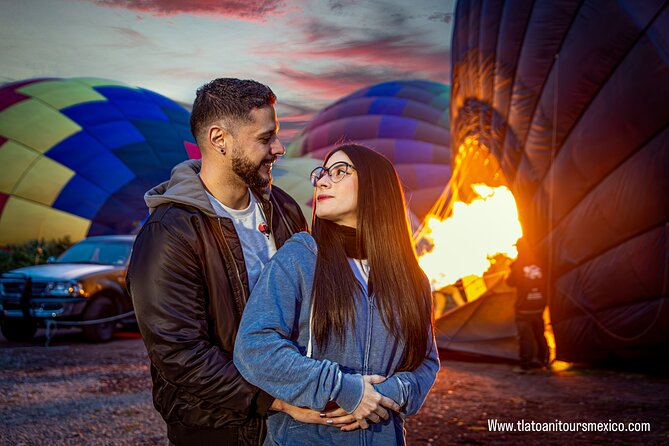 Balloon flight + pick up in CDMX + Breakfast in Cave + Teotihuacan - Free time among the pyramids