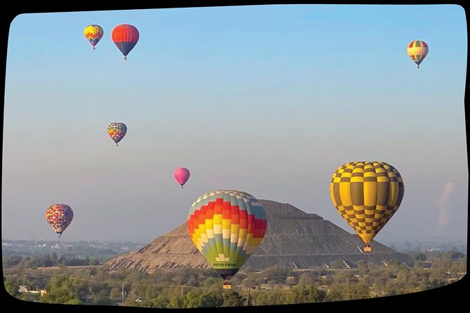 CDMX balloon flight, breakfast, pickup and visit to Teotihuacán - The pre-dawn ride from Mexico City