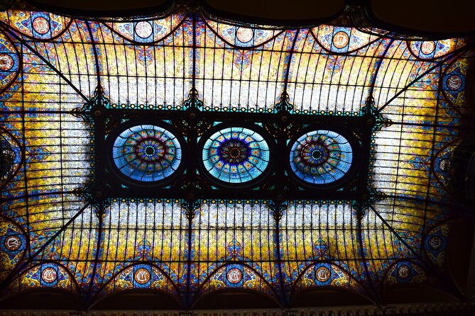 Centro histórico Mexico City and Bellas Artes - Gran Hotel’s ceiling, elevator, and elegant lobby