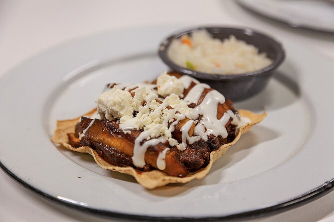 Coyoacan Food Tour - Suadero sope, craft beer, and pork belly taco