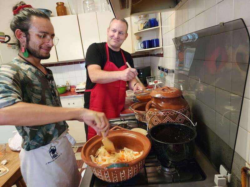 Coyocán: Market Tour and Cooking Class - From market stalls to Meztli’s vintage kitchen