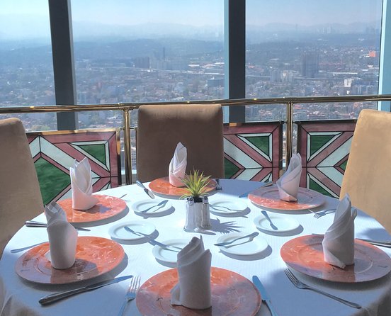 Dinner at the Revolving Bellini Restaurant in Mexico City - What the 360-degree view adds