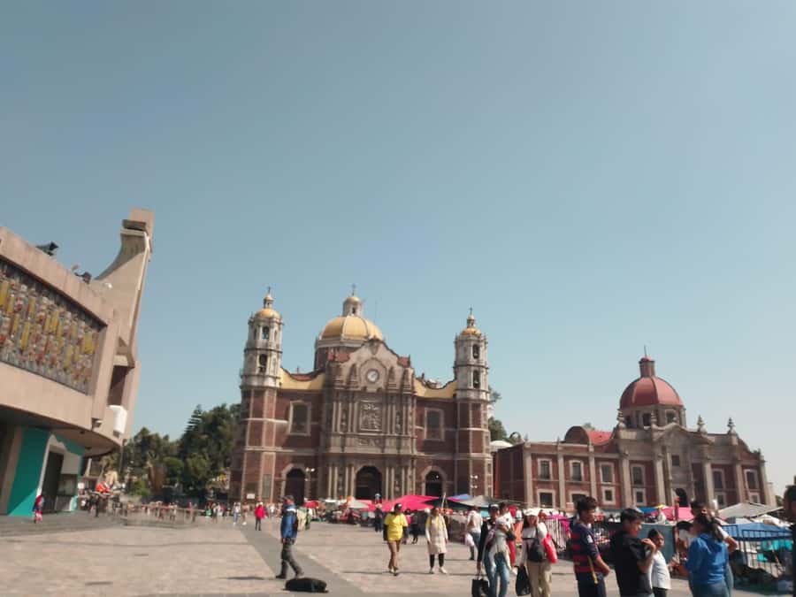Discover the iconic Basilica of Guadalupe in Mexico City. - Chapels, Baptistery, and Bell Tower