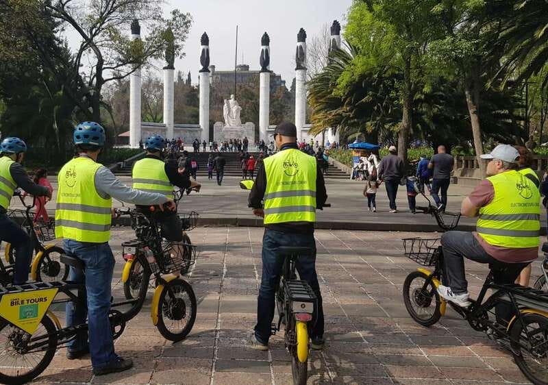 Electric Bike City Tour with a taco stop. - Why an e-bike is a smart way to see Mexico City