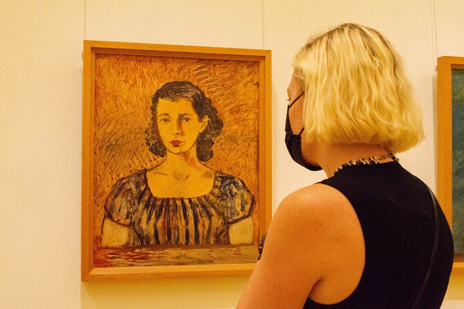 Frida Kahlo Museum Ticket with Written Digital Guide - Walking through the blue house and gardens