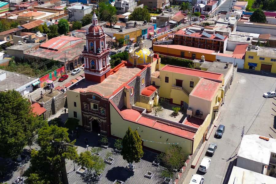 From Mexico City: One-day adventure: Puebla, Cholula, and Tonantzintla - Santa María Tonantzintla’s joyful Baroque interior
