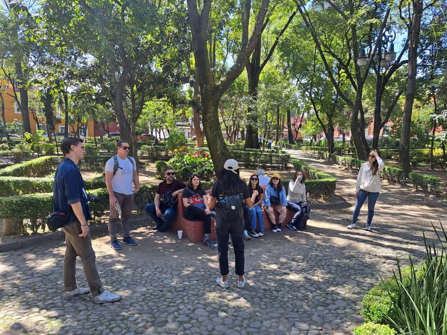Guided Tour Coyoacan neighborhood and Leon Trotsky Museum - Frida Kahlo’s house from the street