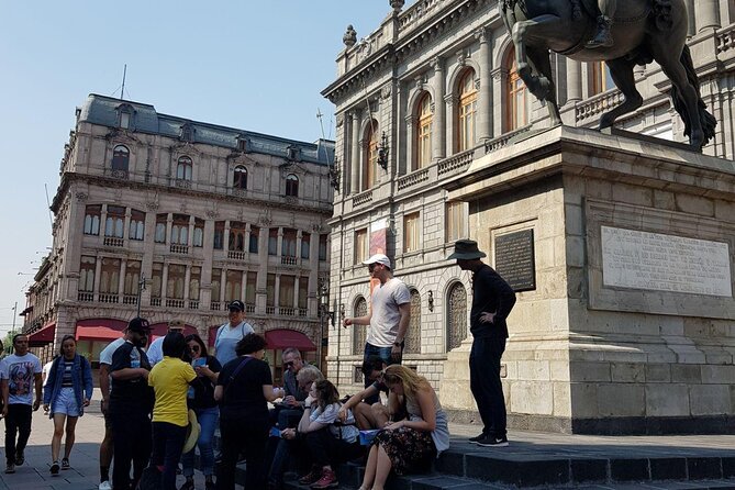 Historic Downtown Walking Tour - Pausing at Plaza Manuel Tolsá