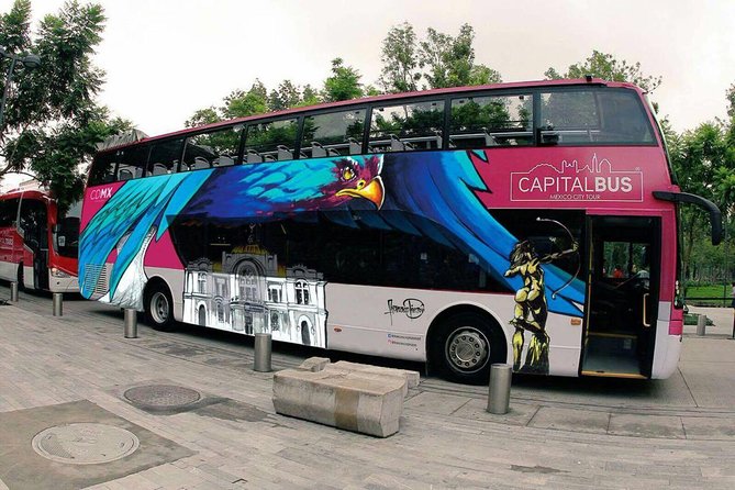 Hop-on Hop-off or Night Tour Tourist Bus in Mexico City - Reforma’s monuments: El Ángel, Diana, and Cibeles