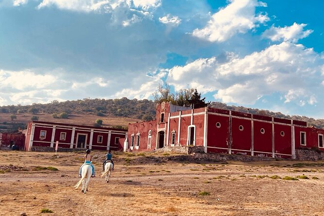 Horseback Riding through Mexican Haciendas - A slow breakfast in a colonial courtyard