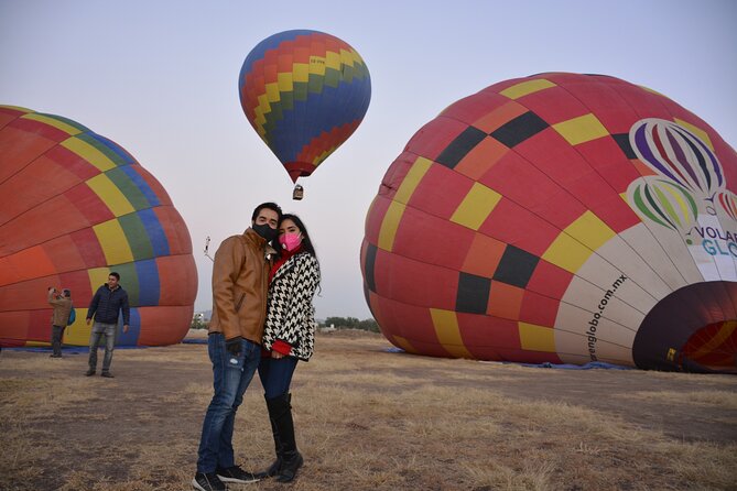 Hot Air Balloon Flight over Teotihuacán - The flight above the Valley