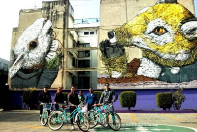 Mexico City: Art Naco, murals & street art bike tour - Start beside Hidalgo MetroBus Station
