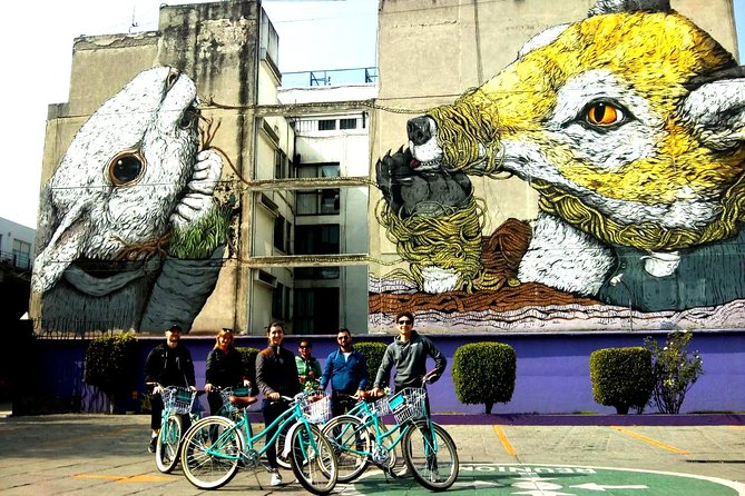 Mexico City: Art Naco, murals & street art bike tour - Start beside Hidalgo MetroBus Station