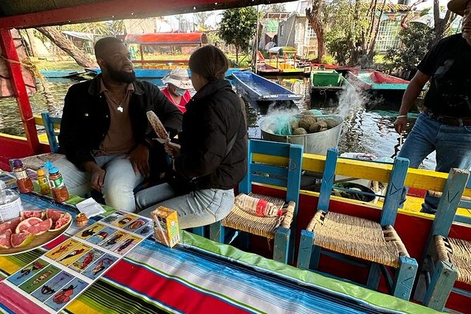 Mexico City Boat Tour Food and Unlimited Drinks Priority Boarding - The chinampa island stop and the taco meal