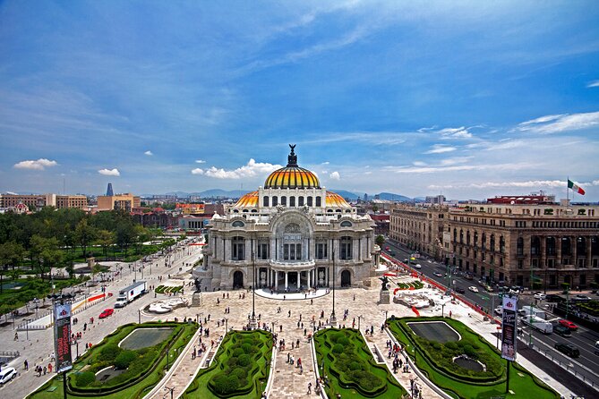 Mexico City Downtown Centro private tour+ Palacio de Bellas Artes - Templo Mayor and the Coyolxauhqui connection