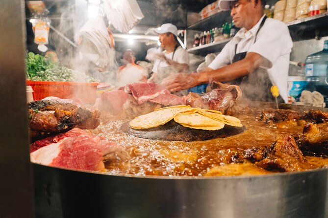 Mexico City evening street taco tour - Three hours, several taco styles, and a full dinner