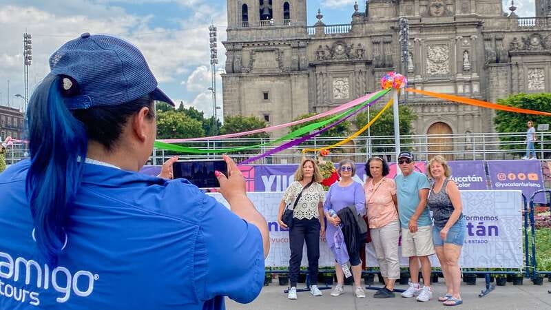 Mexico City: Exotic Food Tasting Tour & Local Markets - Starting at the Zócalo with Mexico City in view