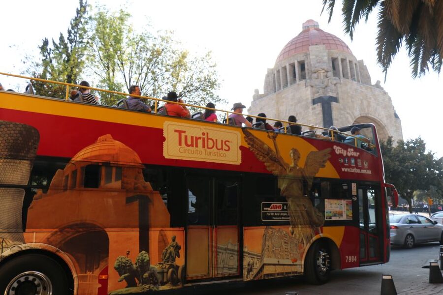 Mexico City: Hop-on Hop-off Bus Tour - Riding upstairs: great views, real sun