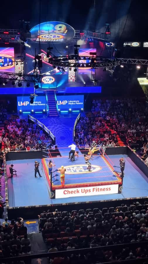 Mexico City: Mexican evening, lucha libre, and tequila - Inside the live lucha libre show