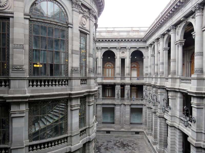 Mexico City Must-see Buildings & Palaces - The Postal Palace: a working building with showpiece details