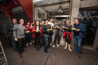 Mexico City: Tacos & Mezcal Night Food Tour - North-style tacos begin the lesson