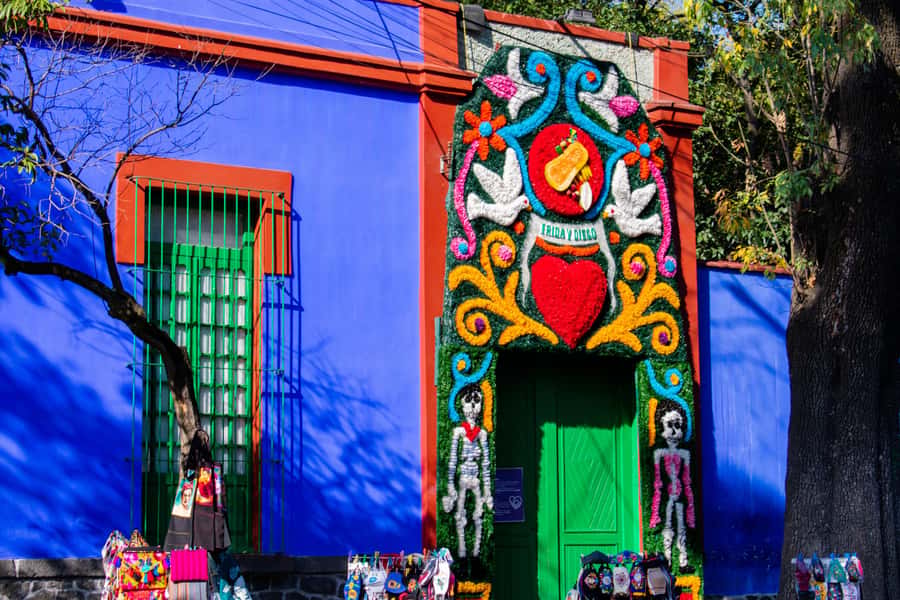 Mexico City: Xochimilco Coyoacan, Frida Kahlo & UNAM Murals - Xochimilco by colorful trajinera