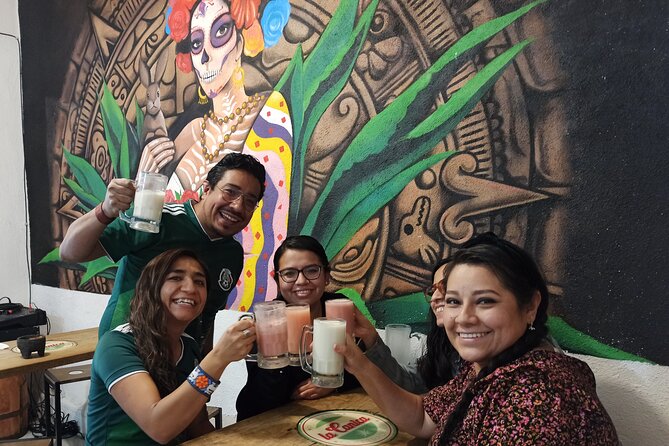 Mezcal and Pulque Tasting Los Hijos del Agave - Three mezcals at Dos Cuerpos