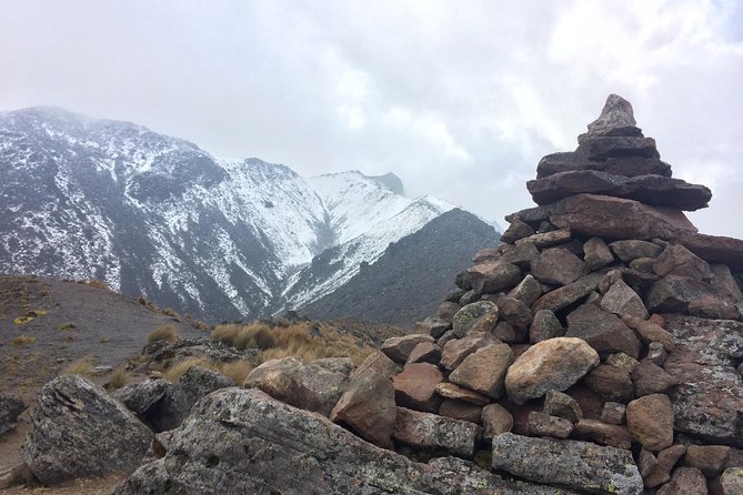 Mountaineering to the Nevado de Toluca (altitude 4680m) - The final scramble toward Pico del Fraile