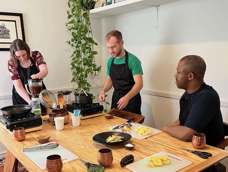 Muchos moles: Multi-variety mole cooking class and feast - The first two hours are about ingredients and method