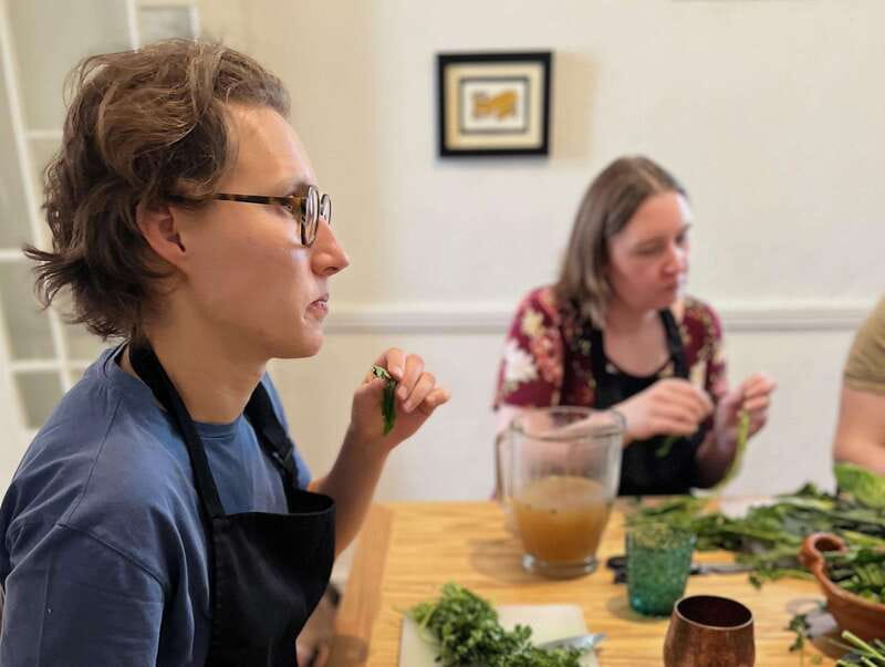 Muchos moles: Multi-variety mole cooking class and feast - Fresh tortillas give you the right way to eat