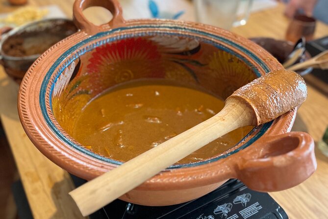 Multi-Variety Mole Class in a Condesa home or art gallery rooftop - Manchamanteles: a red mole with tropical fruit