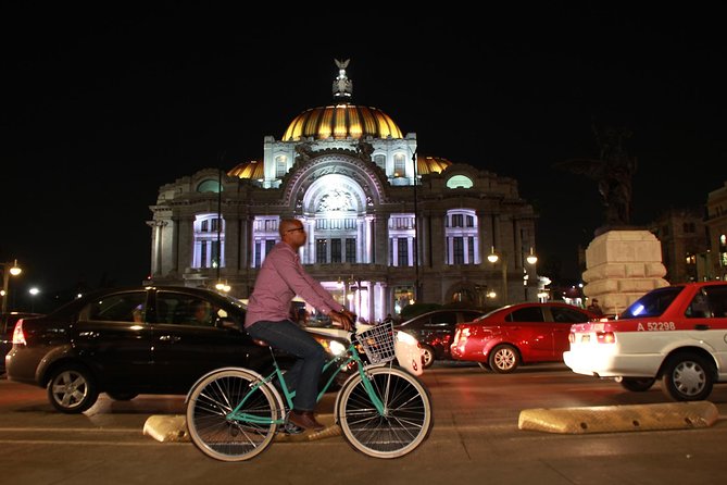 Neon Bike Party - Private Bike Tour - Palacio Postal, the route’s grand finale