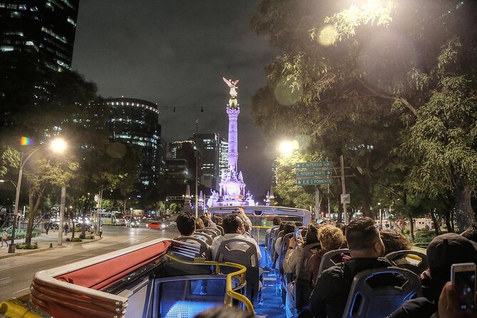 Night Tour of Mexico City Panoramic Ride on a Double-Decker Bus - Reforma 222 and the modern skyline