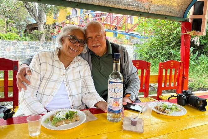 Pako ToursMX Trajinera Fiesta Float- Xochimilco Mexico City - Mariachi, tacos, and shopping from passing boats
