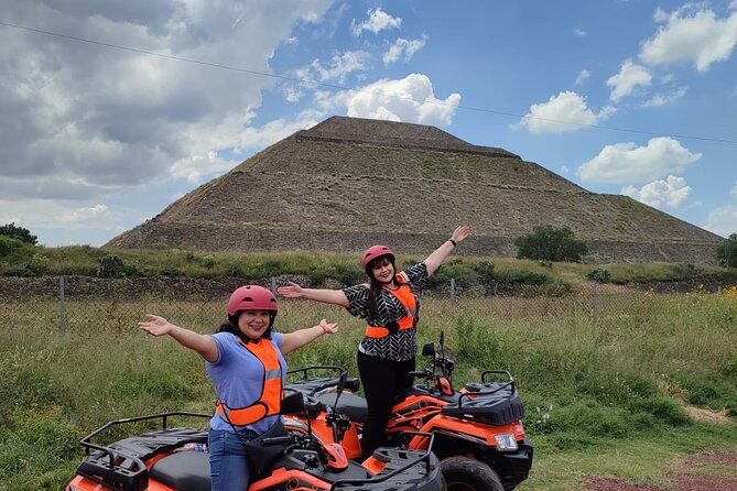 Private ATV tour in the archaeological zone of Teotihuacán - Reaching Gate 1 in San Juan Teotihuacán