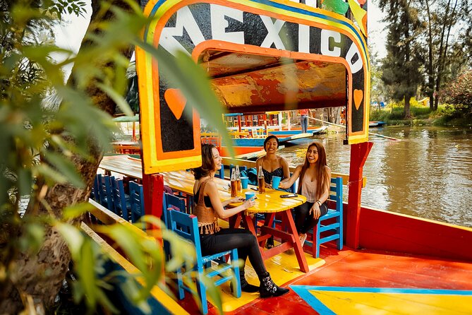 Private Mexico City Xochimilco Floating Gardens Tour - Cruising the canals on a flower-covered trajinera