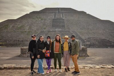 Pyramids of Teotihuacan and restaurant la Gruta (Original) - Walking the Avenue of the Dead and three pyramids