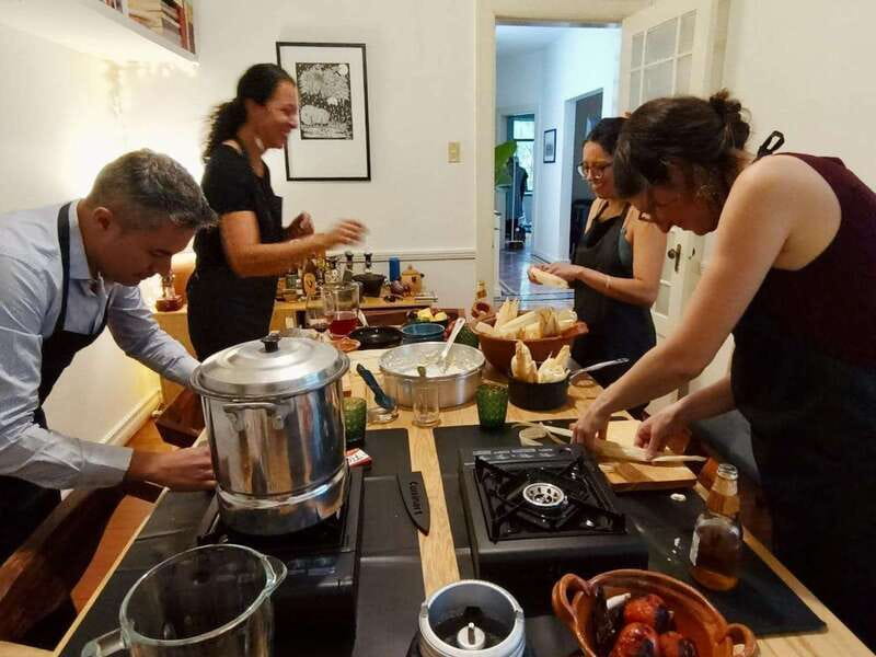 Tamales 101: Multi-variety tamal cooking class and feast - Arriving at Jim’s Condesa home