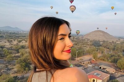 Teotihuacán Hot Air Balloons from We Fly - The balloon flight above the pyramids