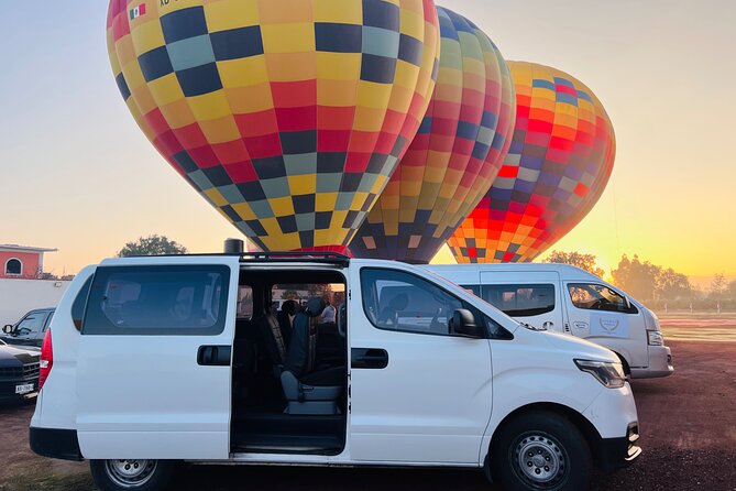 Teotihuacán in a hot air balloon with Transportation from CDMX - Why Teotihuacán looks different from a balloon