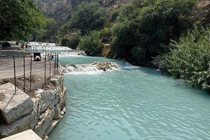 Tolantongo Private Tour + Pastes + One Day at the Hot Springs - The tiered pools above the canyon