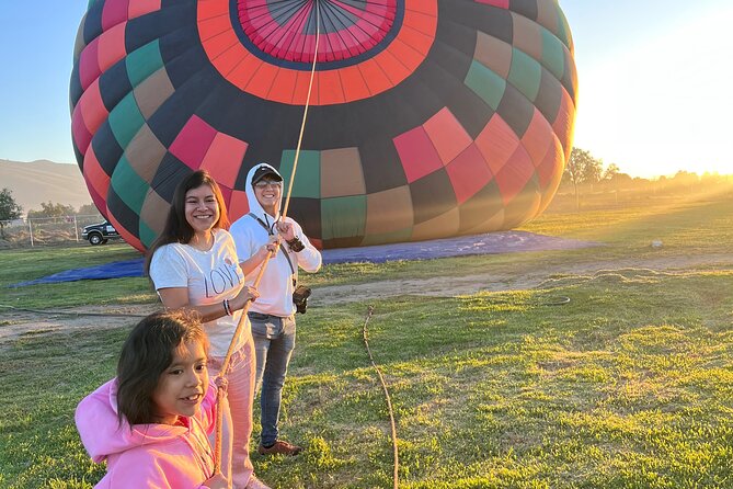 Transportation and Hot Air Balloon Flight Teotihuacán - Toast and certificate after landing