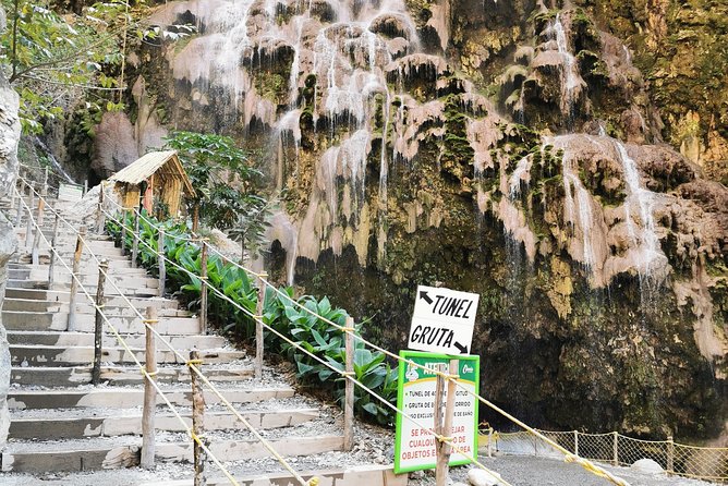 Travel to Tolantongo: Transportation and tickets - The cave, tunnel, and waterfall section