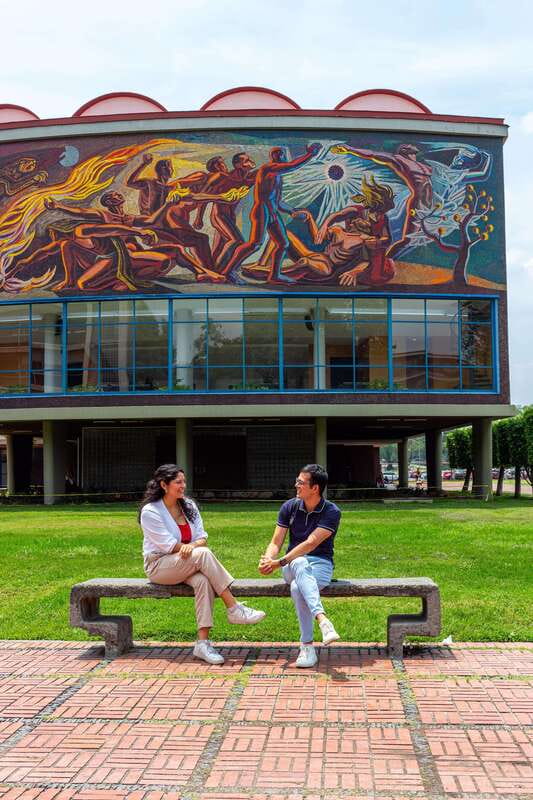 UNAM: Murals & Revolution - Starting at Rectoría and the UNESCO plaque