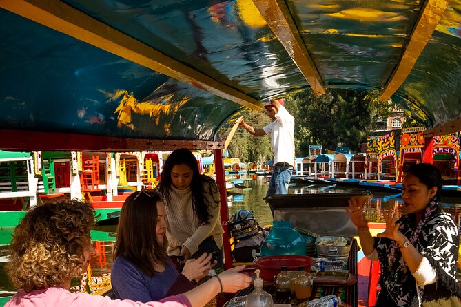 Uncover The Heart of México in Xochimilco - Cooking aboard a colorful trajinera