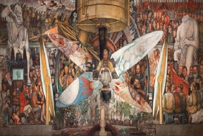 Walking Tour - Impressive murals in Historical Center of Mexico City - San Ildefonso and Diego Rivera’s La Creación