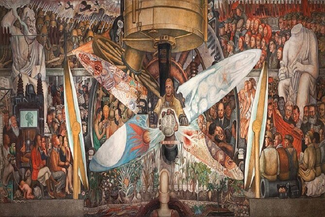 Walking Tour - Impressive murals in Historical Center of Mexico City - San Ildefonso and Diego Rivera’s La Creación