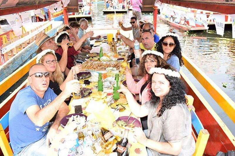 Xochimilco floating gardens, Coyoacan and UNAM murals - Casa Azul requires the right booking option