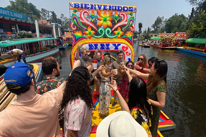 Xochimilco & Mexican Party with Guacamole & Unlimited Drinks - The two-hour canal ride